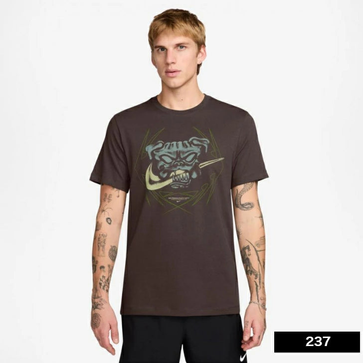 ナイキ Tシャツ メンズ 半袖 モダン フィットネス コットン トレーニングウェア NIKE Modern Fitness S/S Tee ジム 黒 茶 緑 hv4140