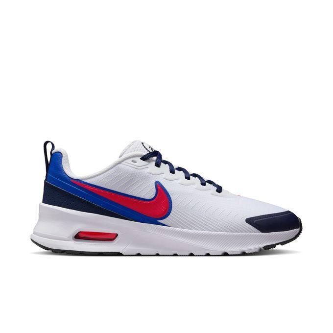 ナイキ NIKE エアマックス NUAXIS メンズ スニーカー 25SU IH1987-100 ホワイト/ユニバーシティレッド/オブシディアン/ゲームロイヤル ブラック Max Air クッション 軽量 通気性 ih1987-100
