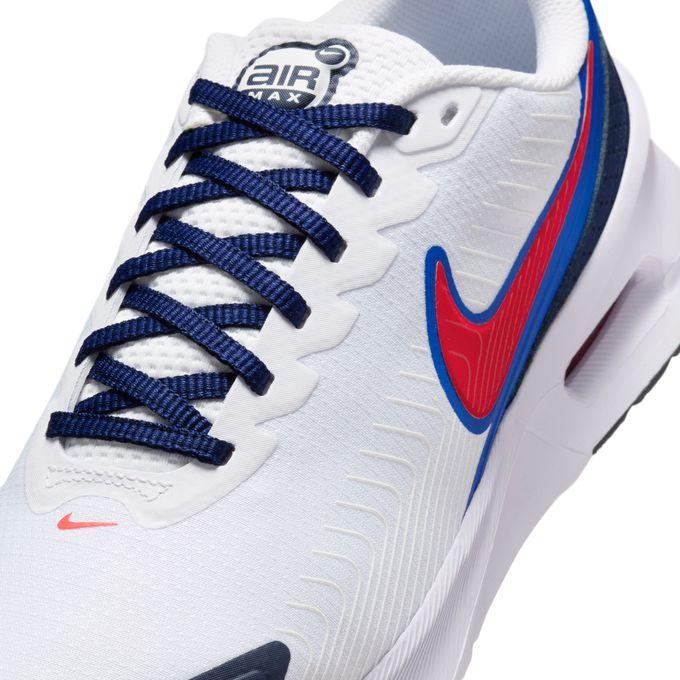 ナイキ NIKE エアマックス NUAXIS メンズ スニーカー 25SU IH1987-100 ホワイト/ユニバーシティレッド/オブシディアン/ゲームロイヤル ブラック Max Air クッション 軽量 通気性 ih1987-100