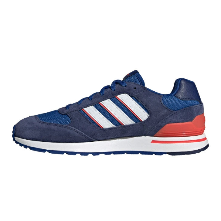 adidas アディダス RUN 80S M IG3531 メンズ スニーカー クラシック ランニングスタイル ローカット Cloudfoam クッション ダークブルー ホワイト オレンジ ig3531