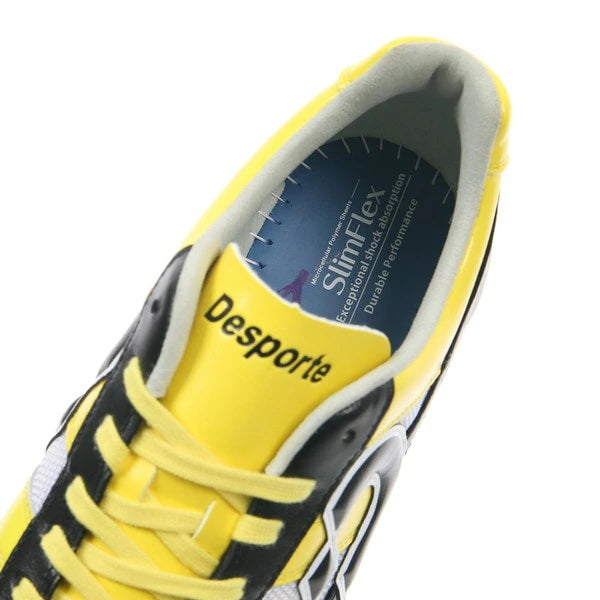 デスポルチ Desporte サンルイス KT IV DS-2245-YELBLK メンズ フットサルシューズ ターフ 人工芝 屋外用 イエロー×ブラック ds2245