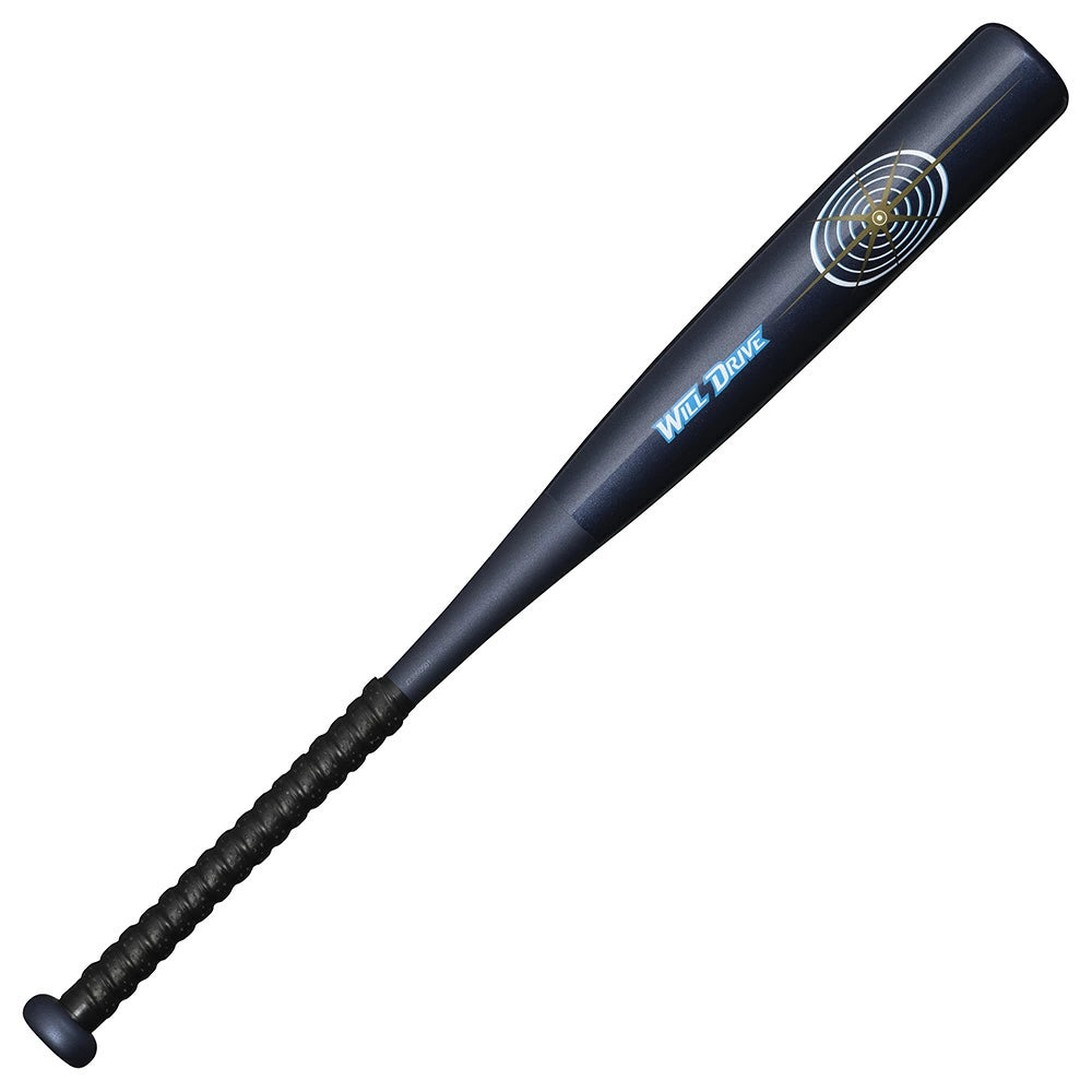 ミズノ 少年野球 軟式バット ウィルドライブ ブルー × ヒッティングナビ 76cm 440g トップバランス FRP製 ジュニア 小学生用 mizuno 1CJFY13776