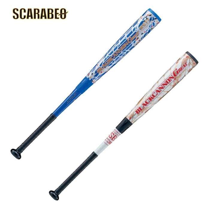 【在庫処分セール】ZETT ゼット 少年野球 軟式 バット ブラックキャノン GREAT 80cm FRP製 カーボン J号ボール対応 ジュニア用 トップバランス 野球 少年軟式バット bct75000fw