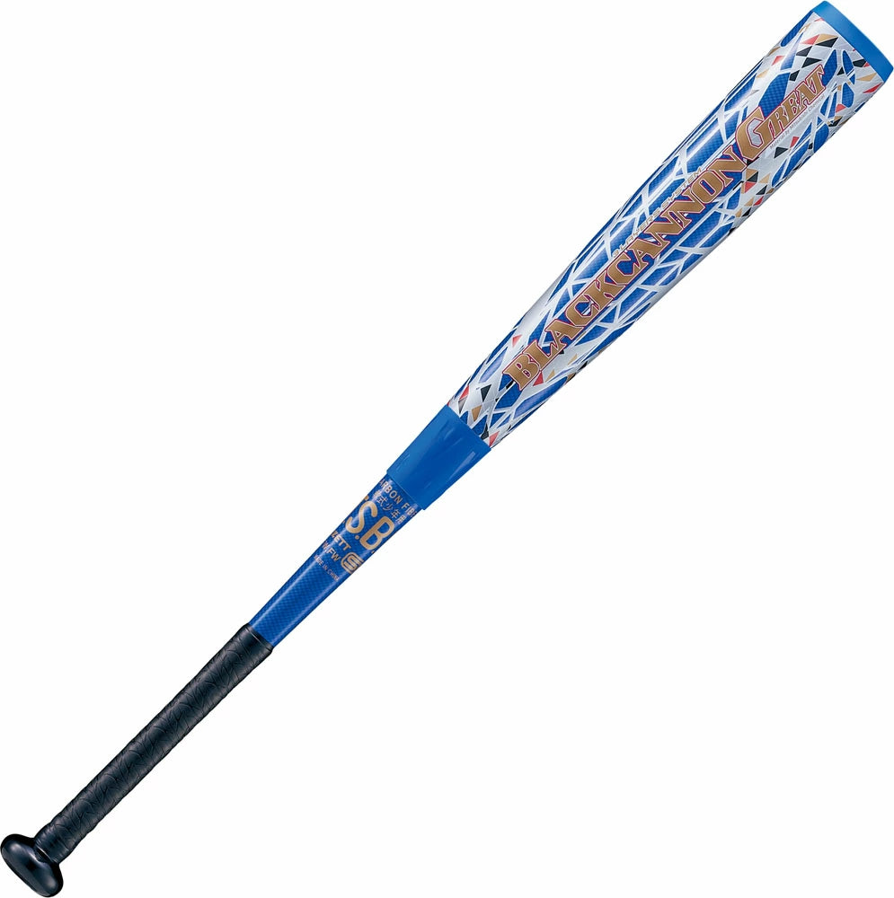 【在庫処分セール】ZETT ゼット 少年野球 軟式 バット ブラックキャノン GREAT 80cm FRP製 カーボン J号ボール対応 ジュニア用 トップバランス 野球 少年軟式バット bct75000fw