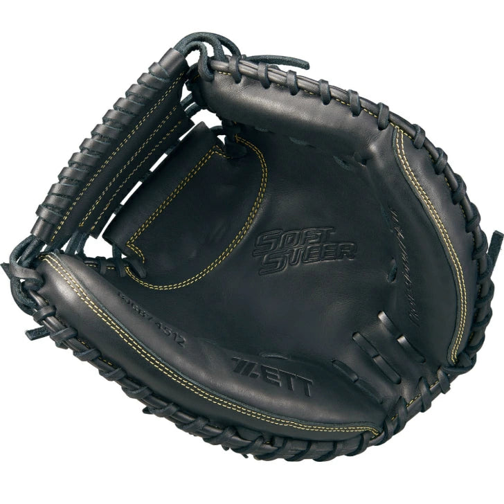 ZETT ゼット 限定 少年軟式 キャッチャーミット ソフトステア 捕手用 ジュニア 子供用 野球 グローブ J号対応 BJCB74512F bjcb74512f