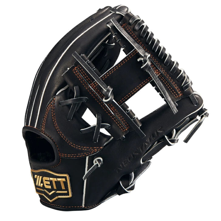 ZETT ゼット 少年軟式 グローブ ネオステイタス 二塁手 遊撃手用 ジュニア 内野手 軟式グラブ 牛革 右投げ用 BJGB70510N bjgb70510n