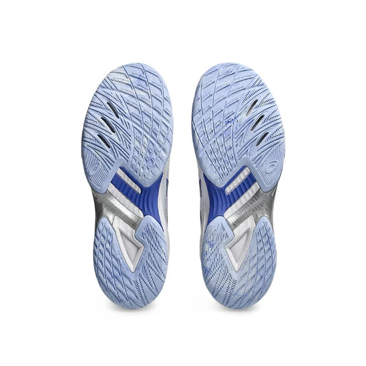 ASICS アシックス バレーボールシューズ メンズ V-SWIFT FF MT 4 ミドルカット ホワイト シルバー 1053A064-100 インドアシューズ 室内用 軽量 クッション 安定性 1053a064-100