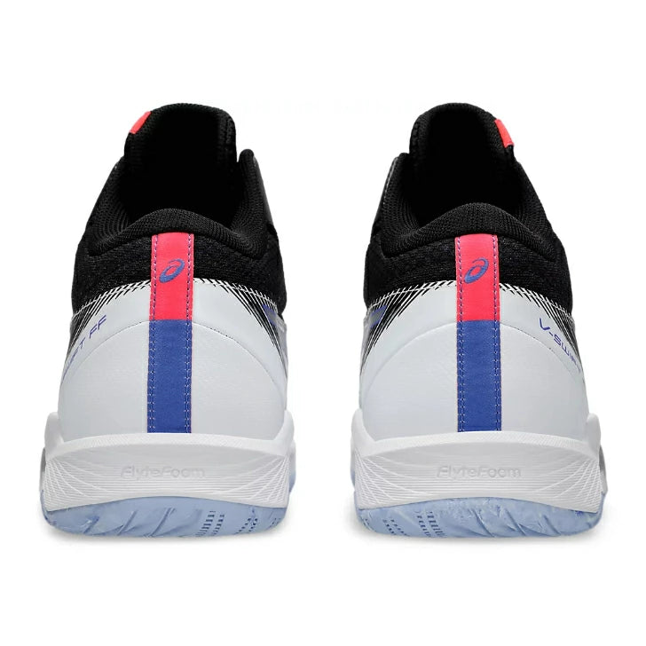 ASICS アシックス バレーボールシューズ メンズ V-SWIFT FF MT 4 ミドルカット ホワイト シルバー 1053A064-100 インドアシューズ 室内用 軽量 クッション 安定性 1053a064-100