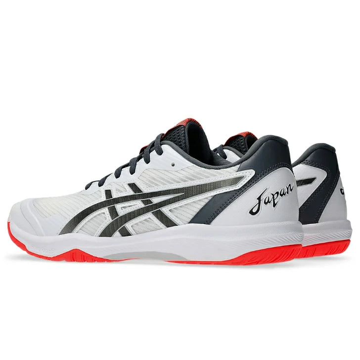 ASICS アシックス バレーボールシューズ メンズ ROTE JAPAN LYTE FF 3 ローテジャパン ライト FF 3 ホワイト レッド 1053A054-104 軽量 反発 クッション 安定性 部活 プレーヤー 1053a054-104