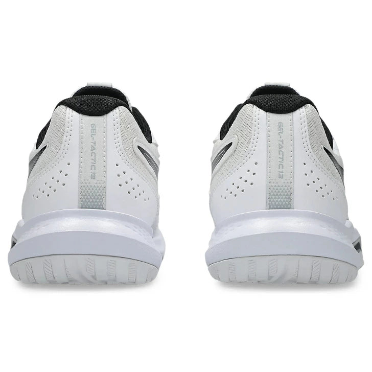 ASICS アシックス バレーボールシューズ メンズ レディース GEL-TACTIC 13 ゲルタクティック 13 ホワイト ブラック 1073A079-100 部活 初心者 中級者 安定性 クッション 1073a079-100