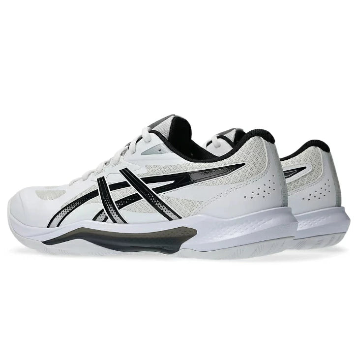 ASICS アシックス バレーボールシューズ メンズ レディース ワイド GEL-TACTIC 13 ゲルタクティック 13 WIDE ホワイト ブラック 1073A078-100 幅広 安定性 クッション 1073a078-100