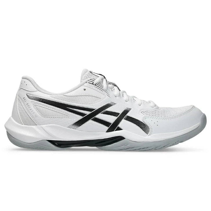 ASICS アシックス バレーボールシューズ メンズ レディース GEL-ROCKET 12 ゲルロケット 12 ホワイト ブラック 1073A080-101 エントリーモデル クッション 安定性 STANDARD 1073a080-101