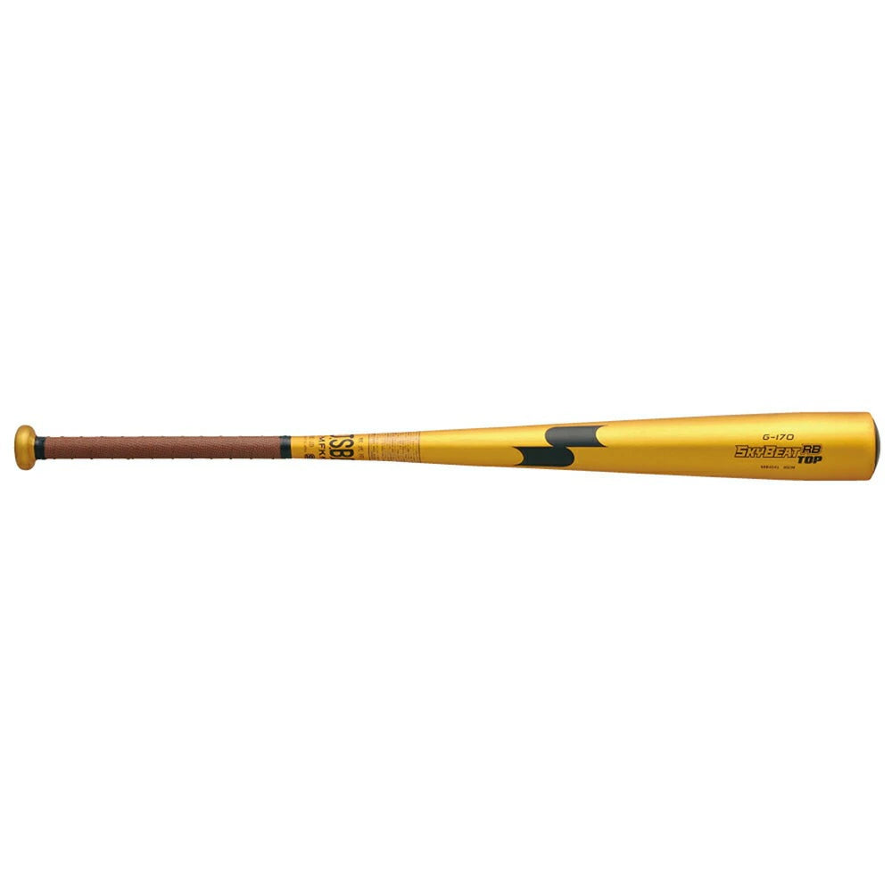 野球 バット 軟式 一般用 SSK エスエスケイ スカイビートT SBB4041 金属製 高校軟式対応 トップバランス 84cm 85cm ゴールド ブラック sbb4041