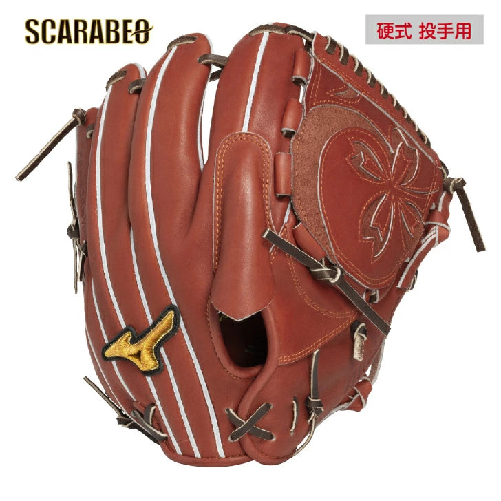 野球 硬式グローブ 投手用 ミズノ MIZUNO ミズノプロ CRAFTED Edition 高橋宏斗型 SPEEDREVO 高校野球対応 硬式用グラブ ローズブラウン 日本製 1ajgh33021