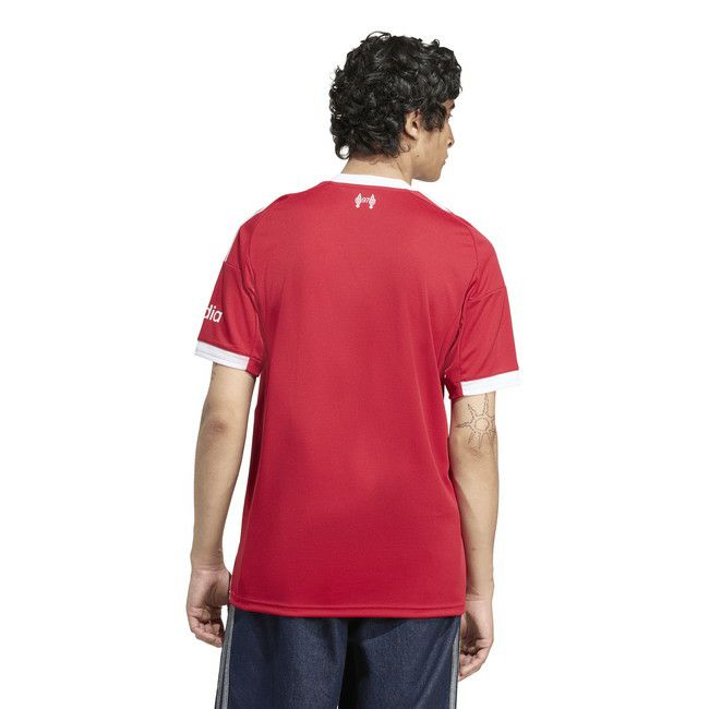 adidas アディダス リバプールFC ユニフォーム 25/26 ホーム レプリカ LFC サッカー イングランド プレミアリーグ JV6423 ストロベリーレッド jyf22-jv6423