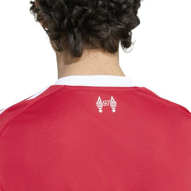 adidas アディダス リバプールFC ユニフォーム 25/26 ホーム レプリカ LFC サッカー イングランド プレミアリーグ JV6423 ストロベリーレッド jyf22-jv6423
