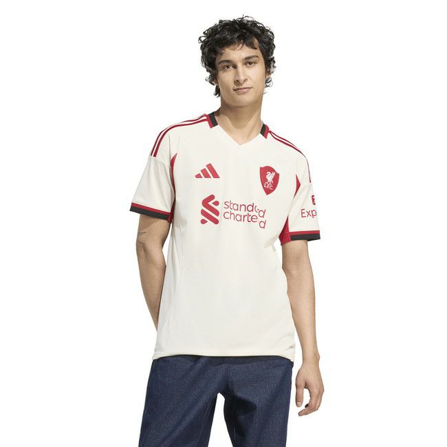 adidas アディダス リバプールFC ユニフォーム 25/26 アウェイ レプリカ LFC サッカー イングランド プレミアリーグ JV6487 ワンダーホワイト jyf80-jv6487