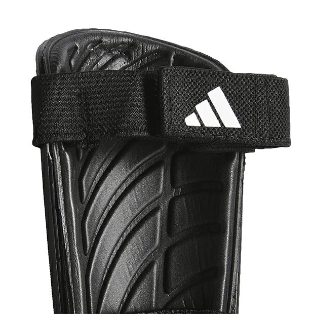 adidas アディダス ジュニア シンガード サッカー レガース TIRO マッチ アンクルガード付き 子供用 KNR87 IP3996 ブラック×ゴールド