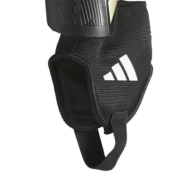 adidas アディダス ジュニア シンガード サッカー レガース TIRO マッチ アンクルガード付き 子供用 KNR87 IP3996 ブラック×ゴールド