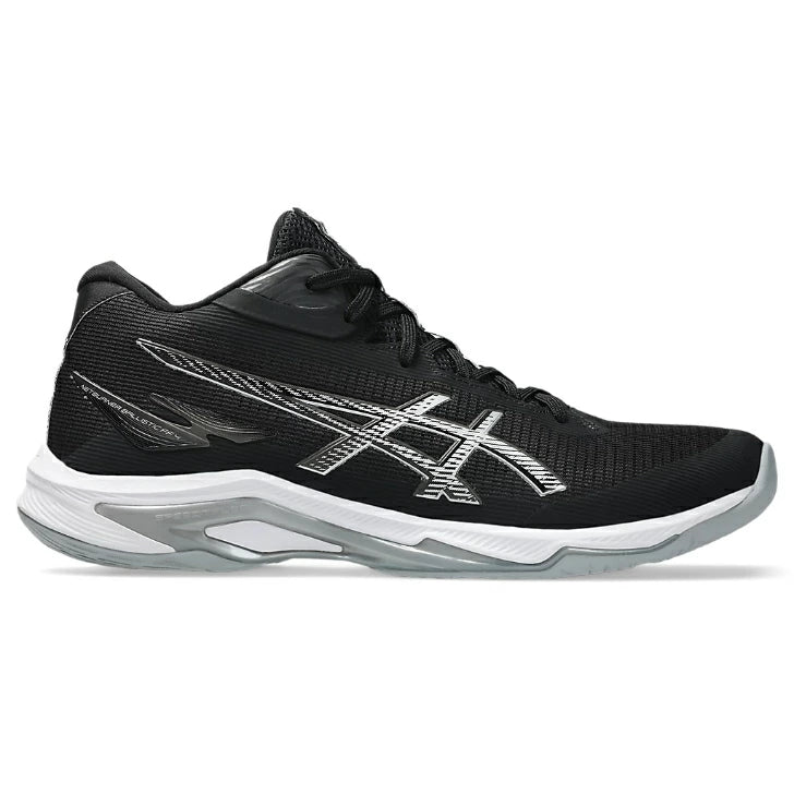 ASICS アシックス NETBURNER BALLISTIC FF MT 4 ネットバーナー バリスティック FF ミッドカット メンズ バレーボールシューズ インドアシューズ ブラック×ホワイト 1053A071.001
