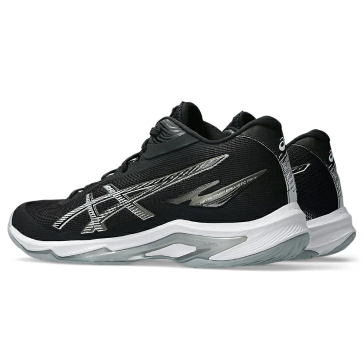 ASICS アシックス NETBURNER BALLISTIC FF MT 4 ネットバーナー バリスティック FF ミッドカット メンズ バレーボールシューズ インドアシューズ ブラック×ホワイト 1053A071.001