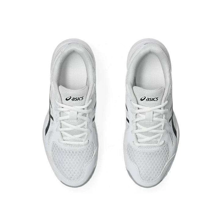 ASICS アシックス UPCOURT 6 GS アップコート6 ジュニア キッズ バレーボールシューズ インドアシューズ 子供用 室内シューズ ホワイト×ブラック 1074A045.101 1074a045-101