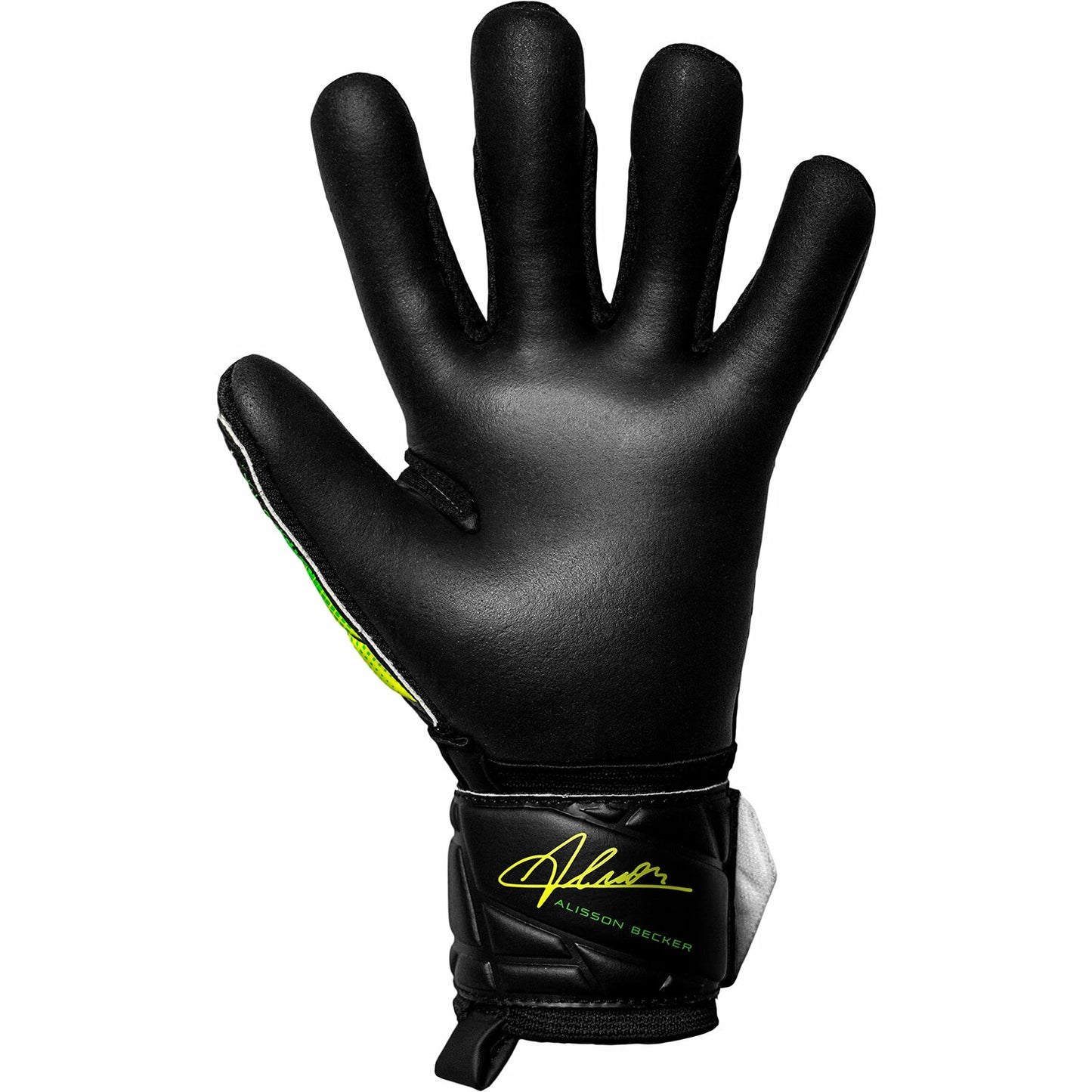 ロイシュ ジュニア ゴールキーパーグローブ アトラクト AB1 シルバー キッズ サッカー フットサル GKグローブ ブラック/セーフティイエロー 7052 サイズ4~7 reusch 5562263-7052