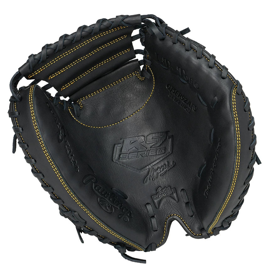 ローリングス Rawlings ジュニア 軟式 キャッチャーミット 少年野球 HYPER TECH R9 SERIES 捕手用 GJ5FR92AFS 31.5インチ ブラック 天然皮革 右投げ 左投げ 少年少女野球公式戦対応 gj5fr92afs