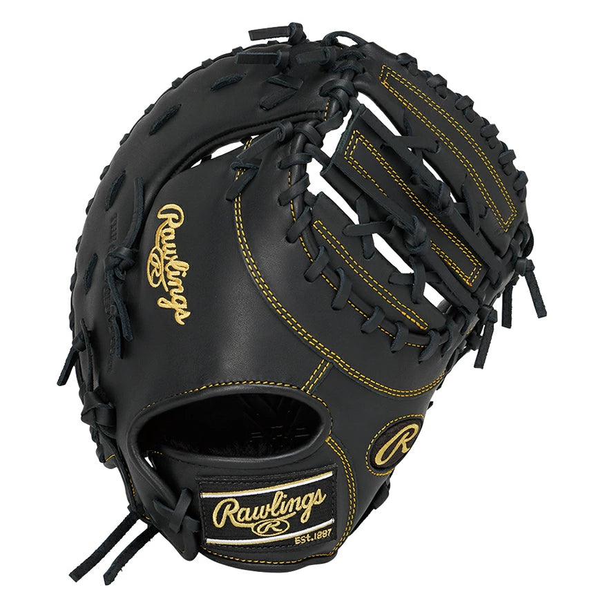 ローリングス Rawlings ジュニア 軟式 ファーストミット 一塁手用 少年野球 HYPER TECH R9 SERIES GJ5FR93ACDS 11.5インチ チョコ ブラック 天然皮革 右投げ 左投げ 少年少女野球公式戦対応 gj5fr93acds