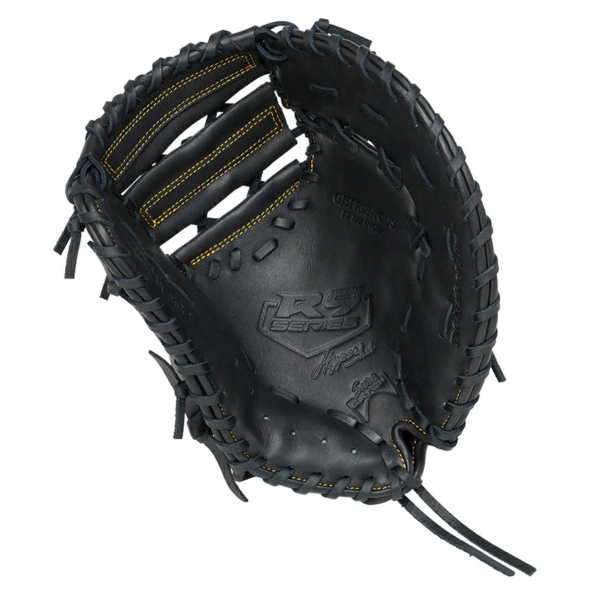 ローリングス Rawlings ジュニア 軟式 ファーストミット 一塁手用 少年野球 HYPER TECH R9 SERIES GJ5FR93ACDS 11.5インチ チョコ ブラック 天然皮革 右投げ 左投げ 少年少女野球公式戦対応 gj5fr93acds