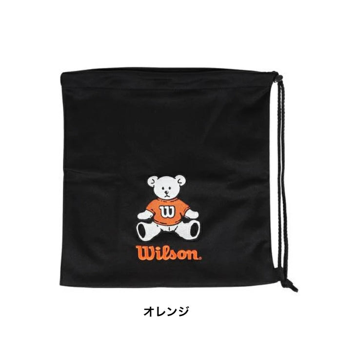 ウイルソン Wilson 野球 グラブ袋 ベア グローブバッグ ソフトボール WB57454 レッド ピンク グリーン サックス ポリエステル フリーサイズ wb5745401