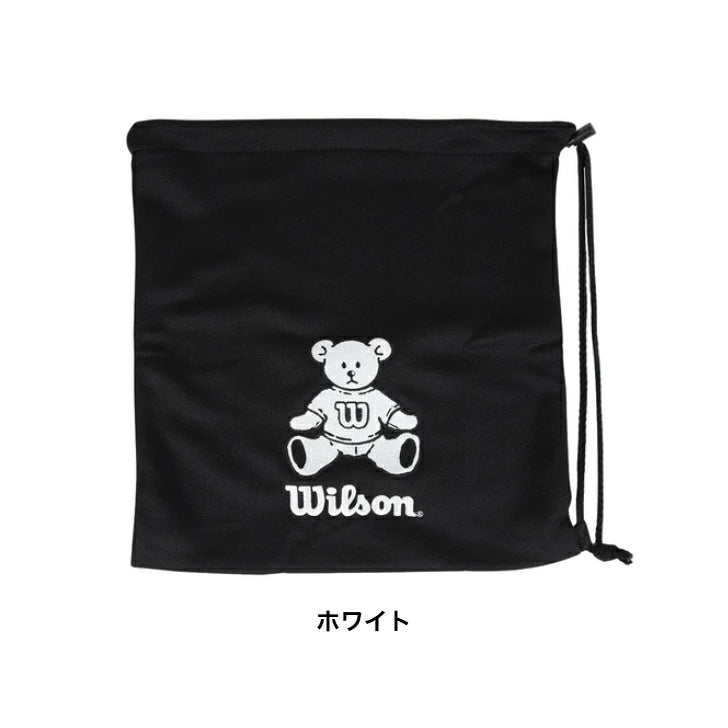 ウイルソン Wilson 野球 グラブ袋 ベア グローブバッグ ソフトボール WB57454 レッド ピンク グリーン サックス ポリエステル フリーサイズ wb5745401