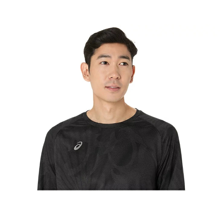 ASICS アシックス ドライグラフィック 長袖Tシャツ メンズ 吸汗速乾 トレーニング ランニング フィットネス スポーツウェア 2031F162