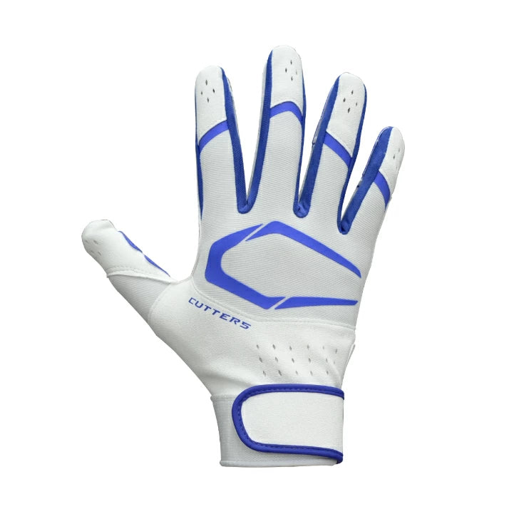 Cutters カッターズ プライムヒーロー 3.0 限定モデル アメフト グローブ B353 両手 フルフィンガー 全天候対応 C-TACK S M L ホワイト×ロイヤル イエロー×ブラック レッド×シルバー ロイヤル×ホワイト ネイビー×シルバー b353