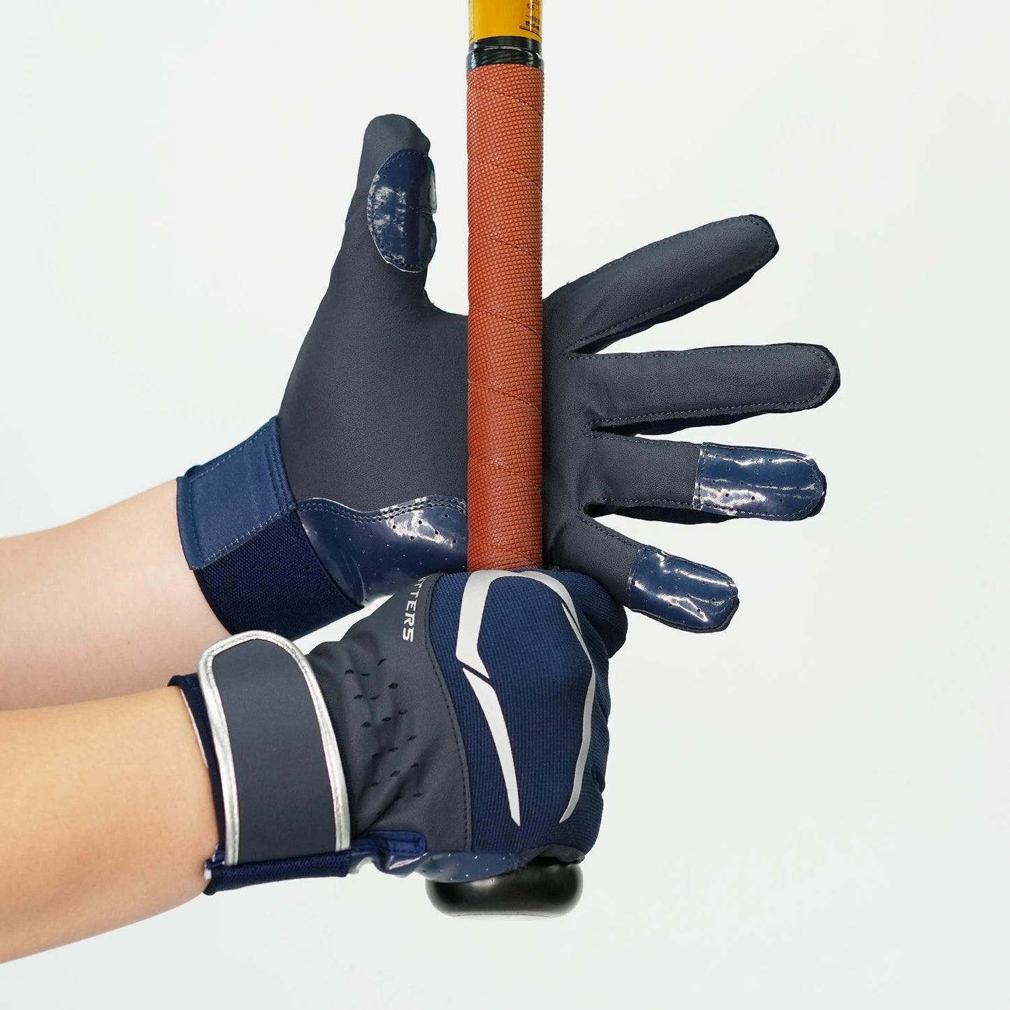 Cutters カッターズ プライムヒーロー 3.0 限定モデル アメフト グローブ B353 両手 フルフィンガー 全天候対応 C-TACK S M L ホワイト×ロイヤル イエロー×ブラック レッド×シルバー ロイヤル×ホワイト ネイビー×シルバー b353