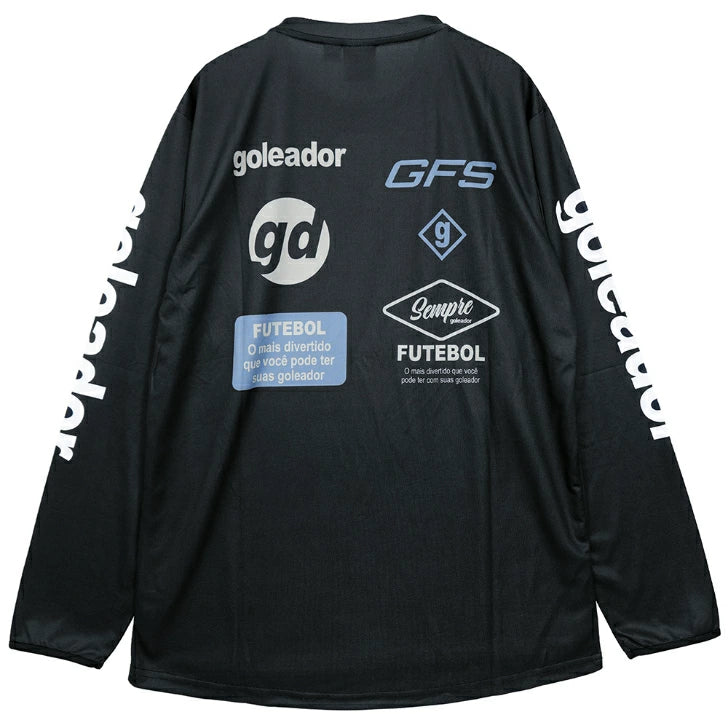 ゴレアドール goleador ジュニア ロングプラクティスシャツ SignBoardデザイン サッカー フットサル 長袖 G-2651 g-2651