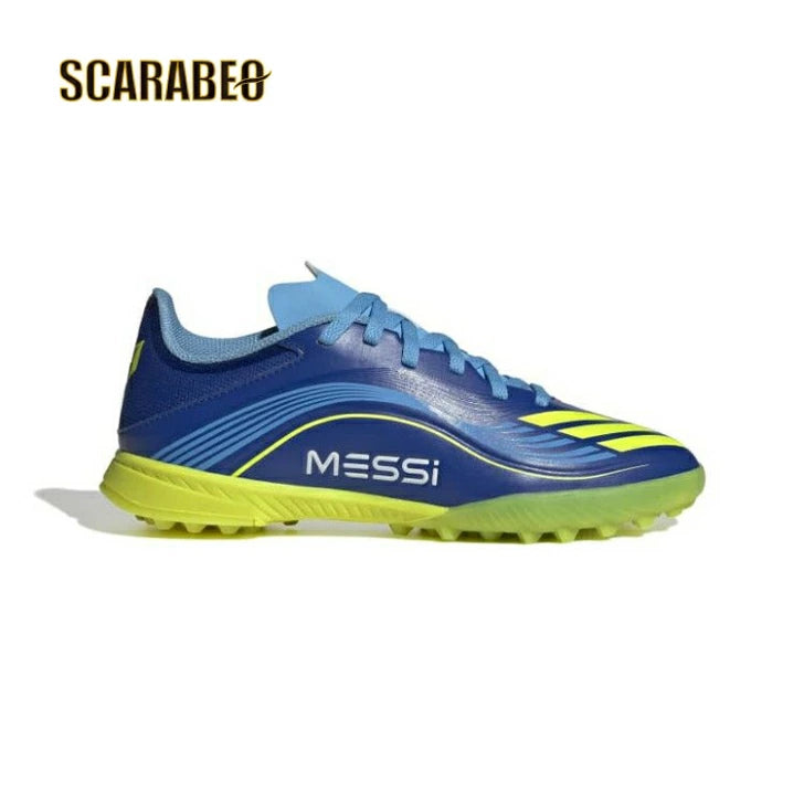 adidas アディダス F50 MESSI LEAGUE TF JR4426 ジュニア サッカースパイク 人工芝用 ブルー MESSI VIS10N jr4426