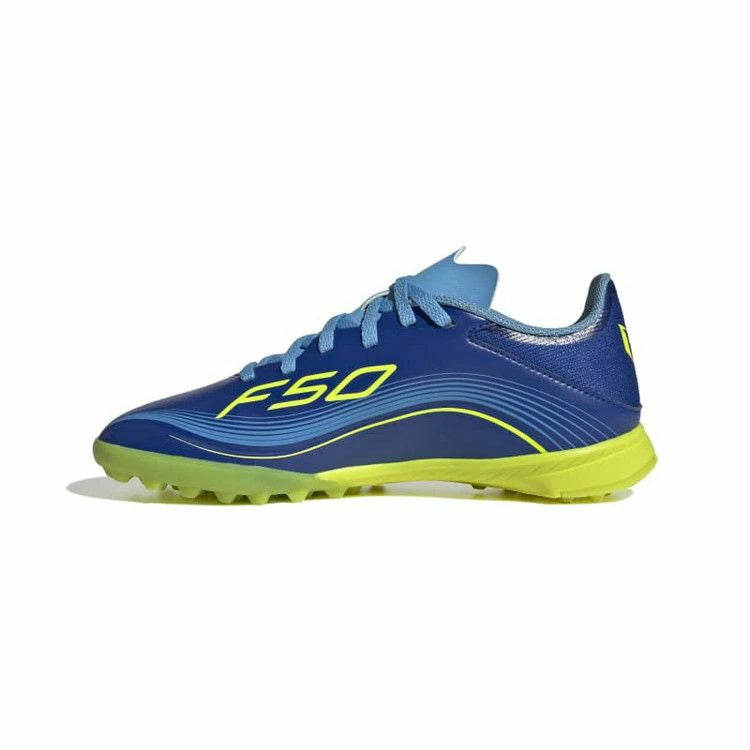 adidas アディダス F50 MESSI LEAGUE TF JR4426 ジュニア サッカースパイク 人工芝用 ブルー MESSI VIS10N jr4426
