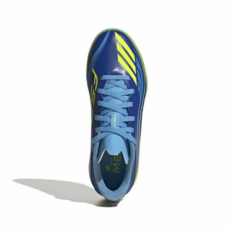 adidas アディダス F50 MESSI LEAGUE TF JR4426 ジュニア サッカースパイク 人工芝用 ブルー MESSI VIS10N jr4426