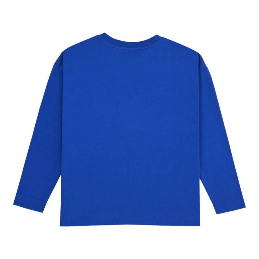 ニューバランス キッズ 長袖Tシャツ ABT55558 ジュニア 子供服 ロンT シューパッチ スポーツウェア NB Dry 吸汗速乾 カジュアル ロイヤルブルー abt55558-ryb