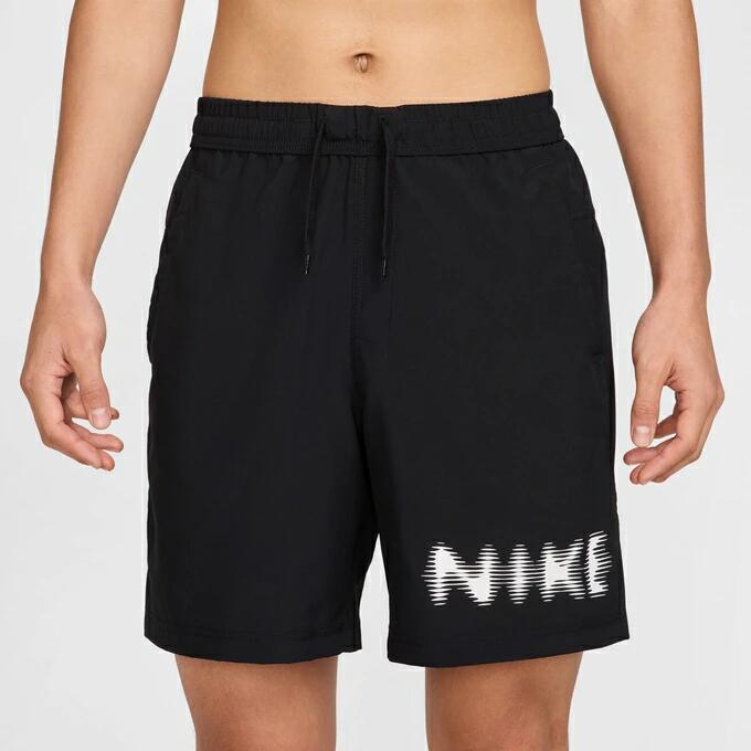 ナイキ NIKE メンズ ウインドハーフパンツ DF FORM 7IN UL ショート S HJ3106 ブラック 黒 スポーツウェア ランニング トレーニング ジム 吸汗速乾 hj3106