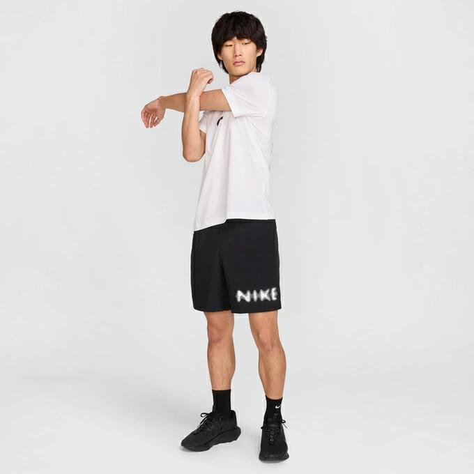 ナイキ NIKE メンズ ウインドハーフパンツ DF FORM 7IN UL ショート S HJ3106 ブラック 黒 スポーツウェア ランニング トレーニング ジム 吸汗速乾 hj3106