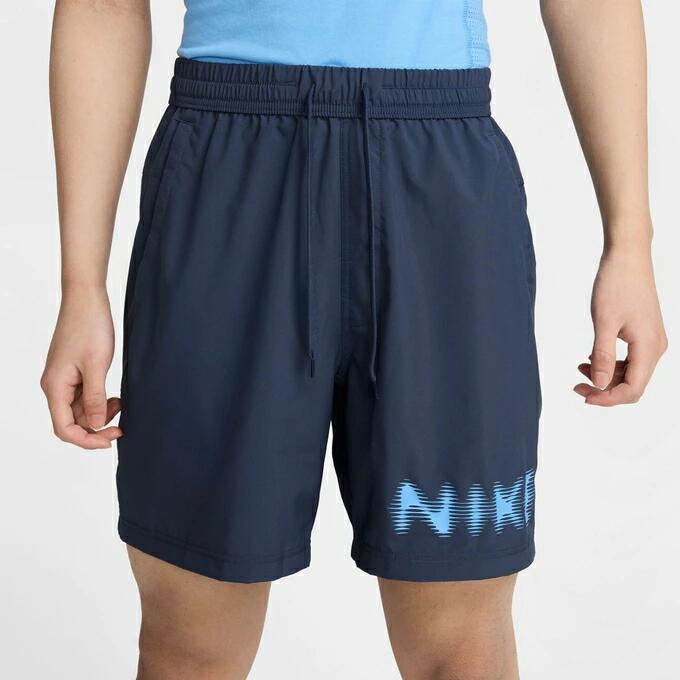 ナイキ NIKE メンズ Dri-FIT フォーム バーサタイル ショートパンツ HJ3106-437 ネイビー 紺 サンダーブルー トレーニング ランニング ジム ハーフパンツ スポーツウェア 吸汗速乾 hj3106-437