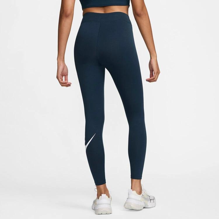 ナイキ NIKE スポーツウェア クラシック ウィメンズ ハイウエスト グラフィック レギンス レディース レギンスパンツ 厚手 透けにくい 伸縮性 吸汗速乾 ランニング ヨガ トレーニング dv7792