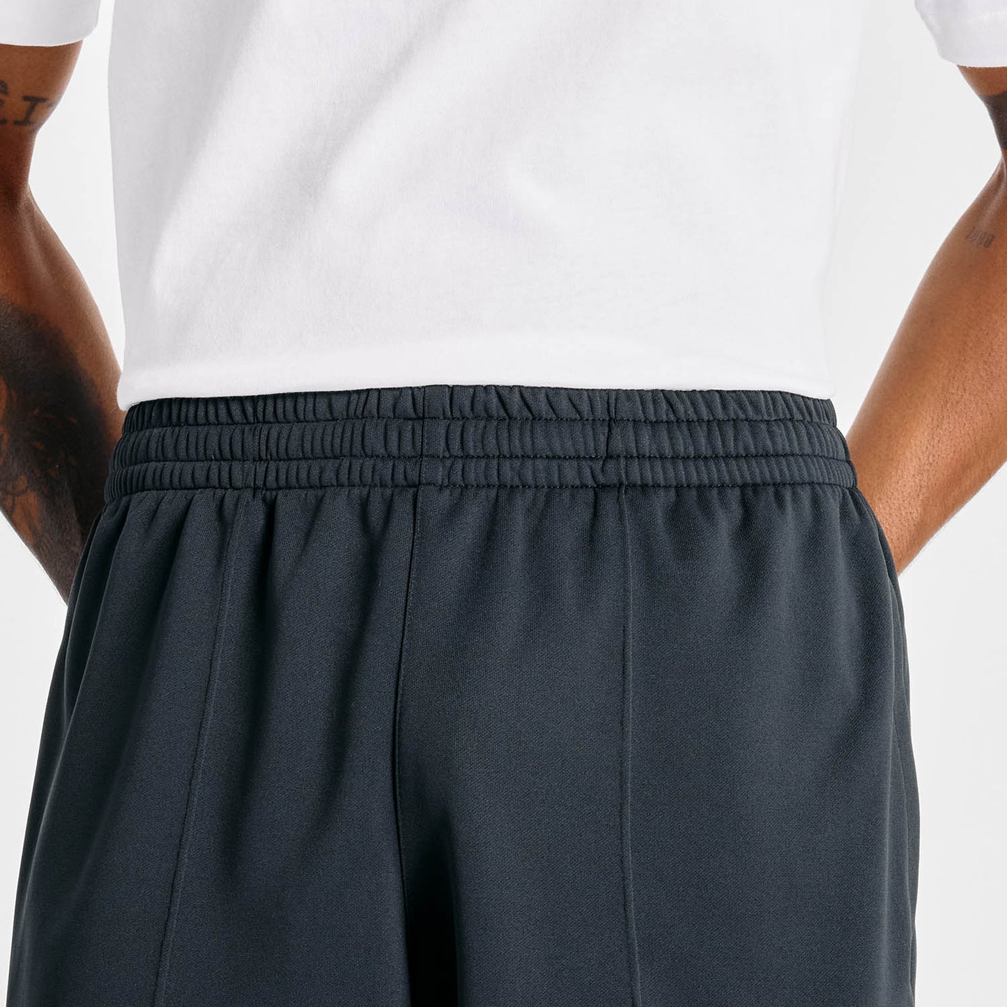 ニューバランス New Balance メンズ Knit Short 7inch AMS51207BK ブラック 黒 ショーツ ハーフパンツ トレーニング ランニング ジム NB Dry 吸汗速乾 ダブルニット ams51207-bk