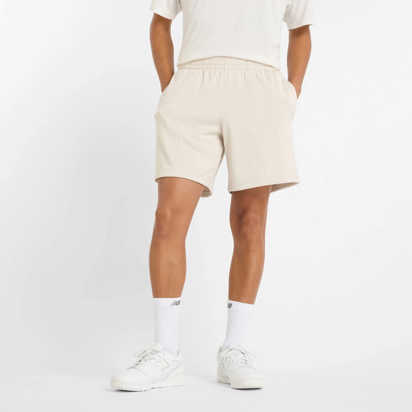 ニューバランス New Balance メンズ Knit Short 7inch AMS51207TWF ショーツ ハーフパンツ トレーニング ランニング ジム NB Dry 吸汗速乾 ダブルニット ams51207-twf