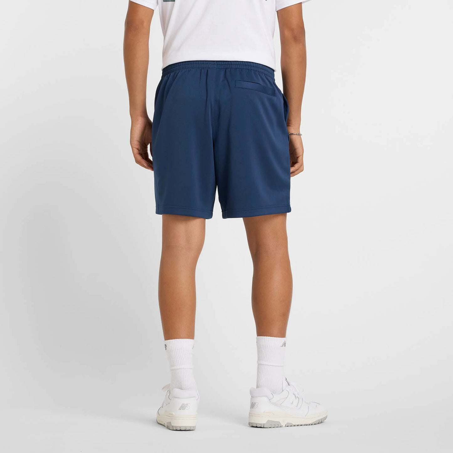 ニューバランス New Balance メンズ Knit Short 7inch AMS51207NNY ネイビー 紺 ショーツ ハーフパンツ トレーニング ランニング ジム NB Dry 吸汗速乾 ダブルニット ams51207-nny