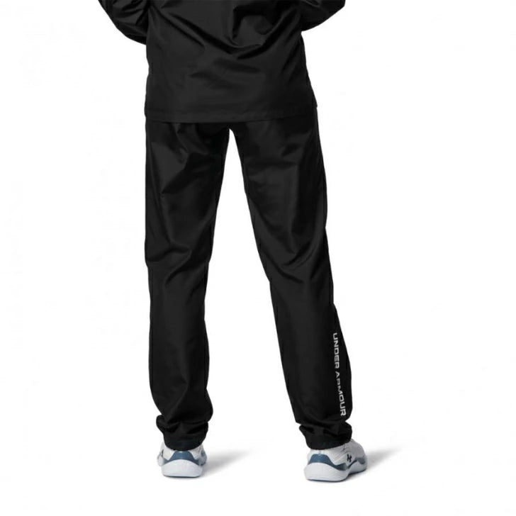 アンダーアーマー UNDER ARMOUR レディース UA WORDMARK WOVEN PANT 1378323 ネイビー ブラック クロスパンツ トレーニング ウォームアップ 撥水 STORM スポーツウェア 1378323