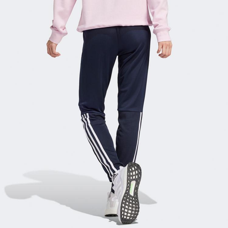 アディダス adidas レディース SERE トラックパンツ IS2142 BKW ブラック/ホワイト ジャージパンツ スリム テーパード 吸汗速乾 ドローコード ジップポケット スポーツウェア koi87-is2144jm
