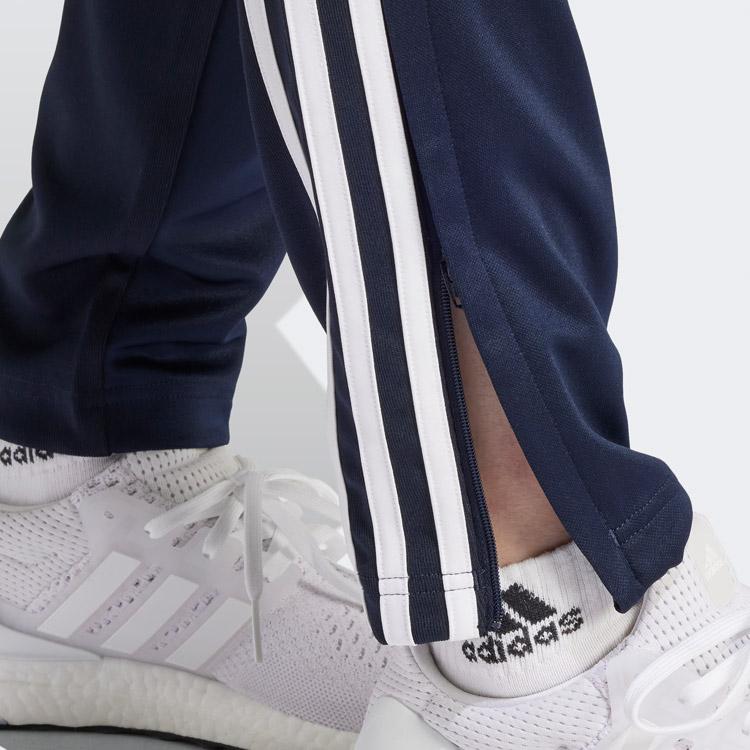 アディダス adidas レディース SERE トラックパンツ IS2142 BKW ブラック/ホワイト ジャージパンツ スリム テーパード 吸汗速乾 ドローコード ジップポケット スポーツウェア koi87-is2144jm